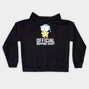 officiall napping shirt Kids Hoodie